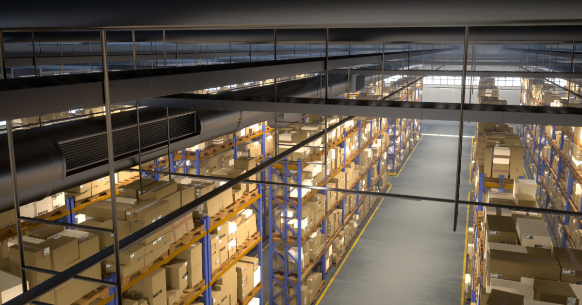 techo de una nave industrial